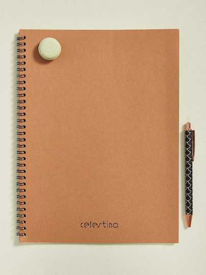 Celestino Notebook A4 Brown