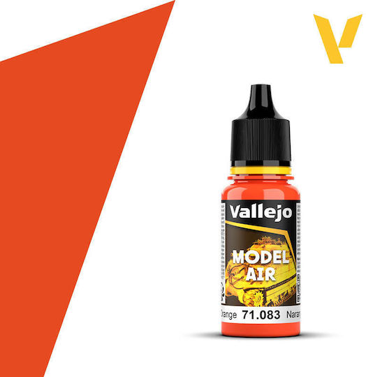 Acrylicos Vallejo Model Air Culoare Modelism în culoarea Portocaliu 17ml
