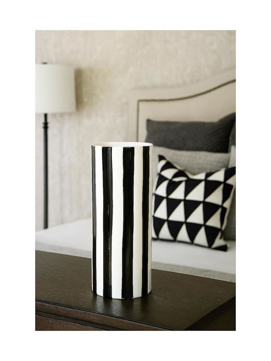 Atmosphera Decorative Vase White 13x13x30cm