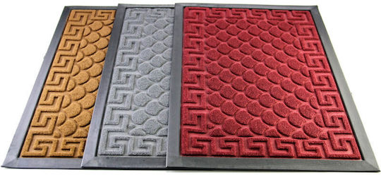 Viosarp Covoare De Intrare Covor Cu Strat Antiderapant Roșu 40x60cm