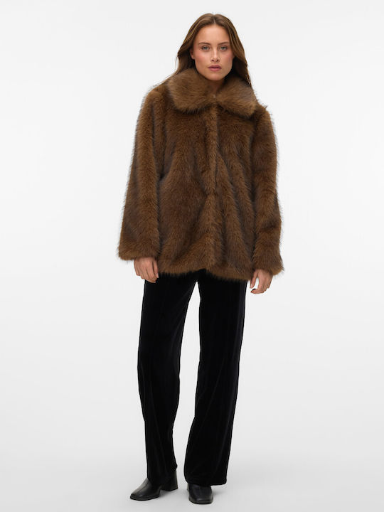 Frauen Pelz Brown