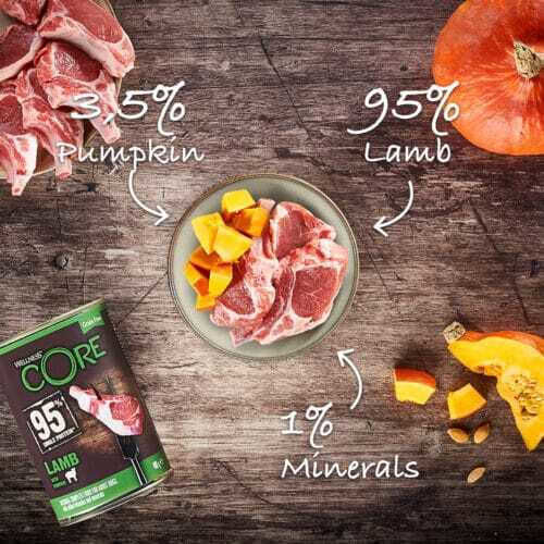 Core Wet Dog Food in Cans with Lamb Grain-Free 400gr