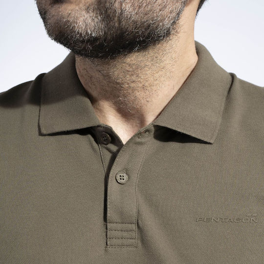 Pentagon Polohemd in Weiß Farbe
