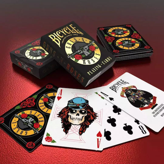 Bicycle Official Plastic Playing Cards Made in USA 10048092 Guns & Roses