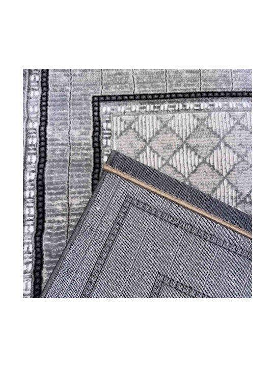 SpitiBazaar Modern Bedroom Rugs Set Grey White SD-5021364 3pcs
