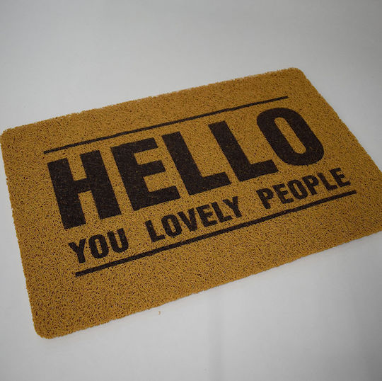 Fußmatte Eingang Hello Beiges 40x60cm 4100154 Beiges