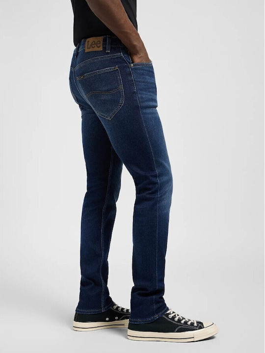 Luke Ανδρικό Παντελόνι Τζιν με Slim Tapered Εφαρμογή Navy Μπλε