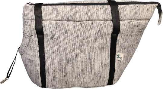 PQP Dog Carrying Gray Handbag L40xW30xH25cm