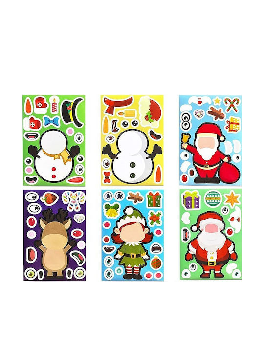 Christmas Crafts DIY Christmas Sticker Sheets Snowman