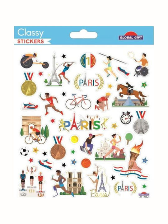 Global Gift Crăciun Autocolante pentru Perete Classy 15x17cm.