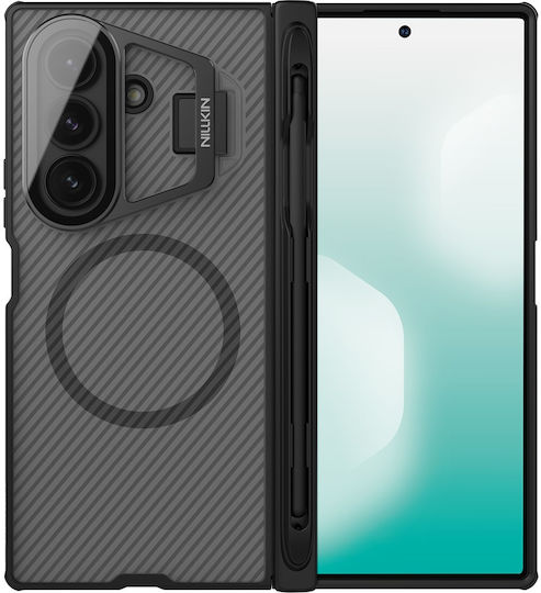 Nillkin Camshield Prop Magnetic Pen Back Cover Plastic / Silicone Transparent (Galaxy Z Fold7)