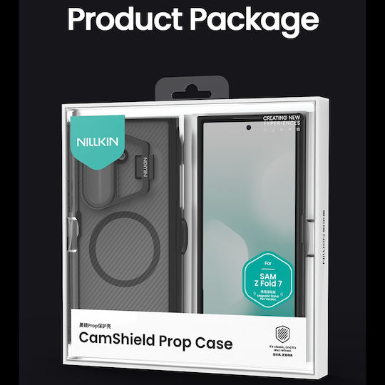 Nillkin Camshield Prop Magnetic Pen Back Cover Plastic / Silicone Transparent (Galaxy Z Fold7)