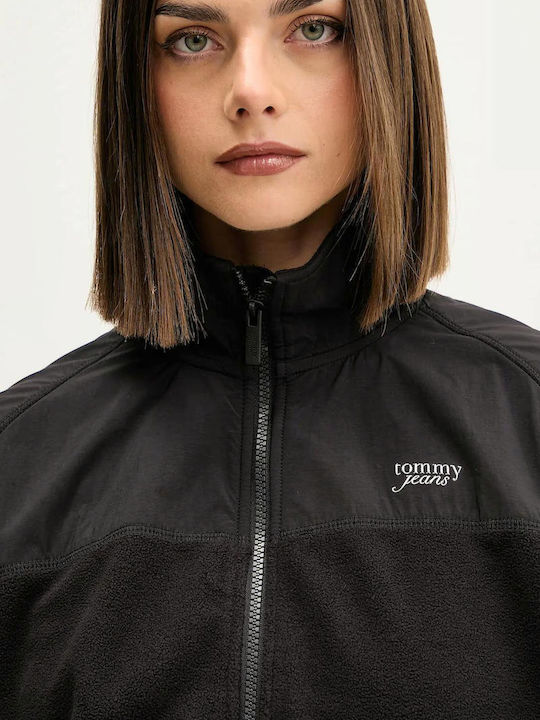 Women's Cardigan with Zipper Black