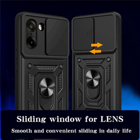 Techsuit Camshield Series Back Cover Silicone / Plastic Black (OnePlus Nord CE5)