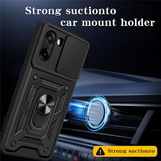 Techsuit Camshield Series Back Cover Silicone / Plastic Black (OnePlus Nord CE5)