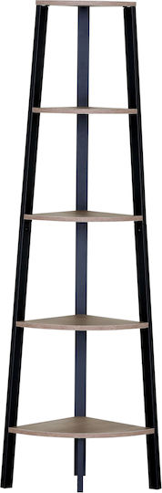 Γωνιακή Βιβλιοθήκη Pendryn 53.4x37.8x160.3εκ. Γωνιακή Βιβλιοθήκη Pendryn 53.4x37.8x160.3εκ.