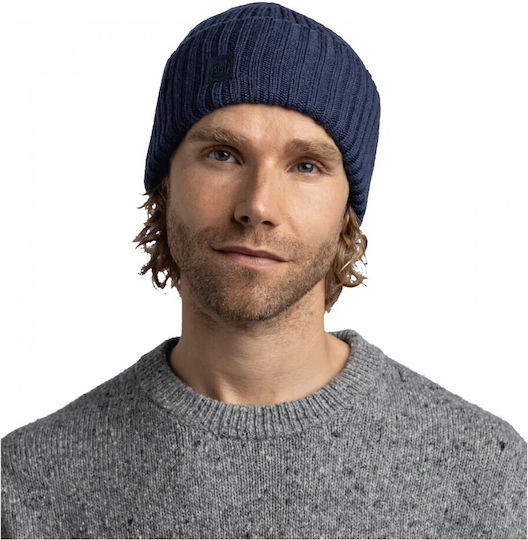 Erviny Beanie Ανδρικός Σκούφος Πλεκτός σε Navy Μπλε χρώμα