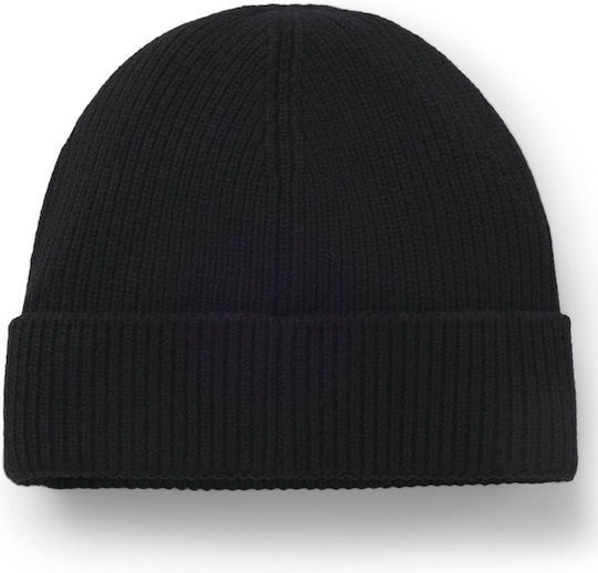 Xiav Beanie Masculin Căciulă Tricotat în culoarea Negru