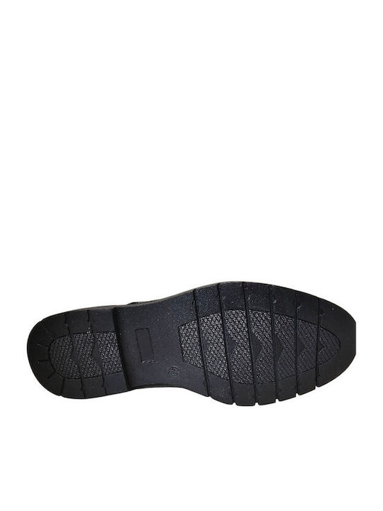 Leder Schwarz Herrenstiefel