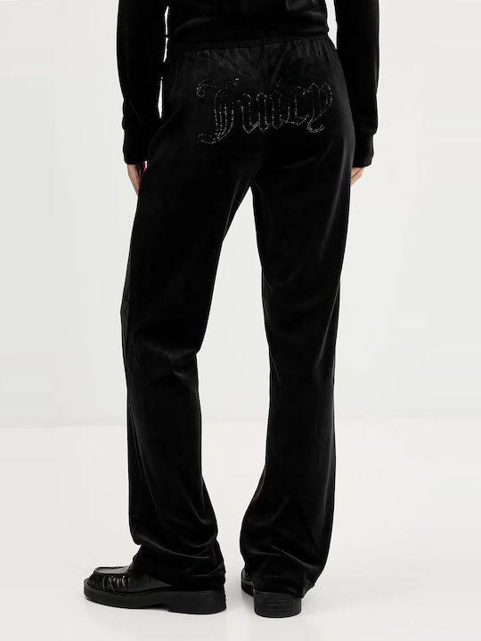 Sweatpants Velvet Black