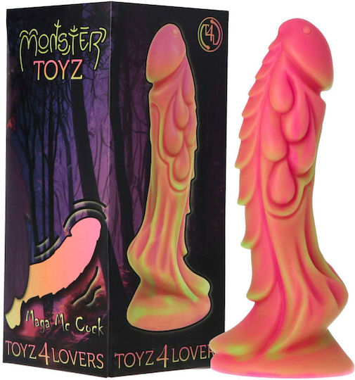 Gangbangster Glass Dildo With Suction Cup