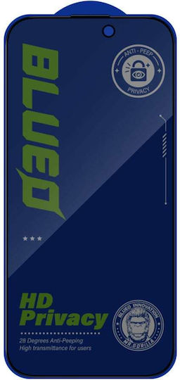 Blueo Privacy Tempered Glass Negru (iPhone Air)