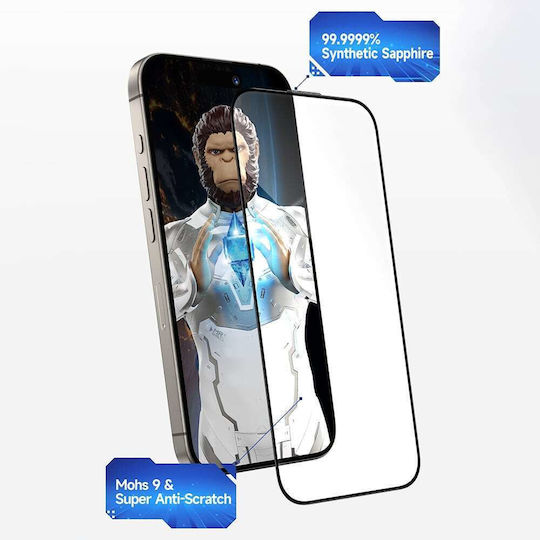 Blueo Privacy Screen Protector Μαύρο (iPhone 16)