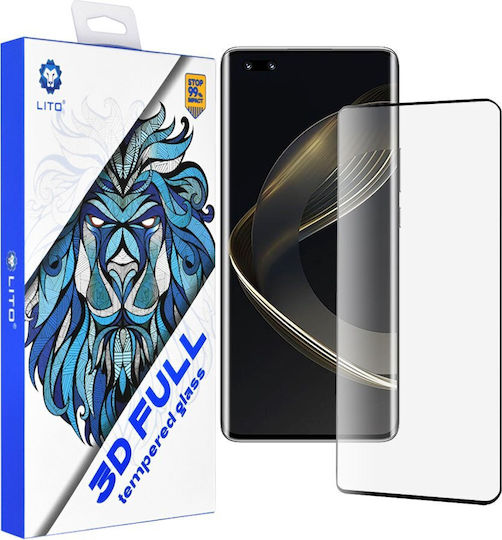 Lito 3D Закалено стъкло за цялото лице Черен (Huawei Nova 11 Pro)