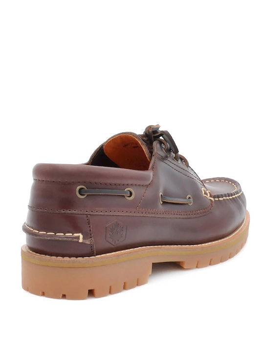 Newton Men's Leather Moccasins Brown