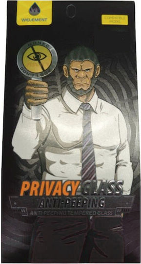Welement Προστασία Οθόνης Privacy Tempered Glass Apple Iphone Xs Max 11 Pro Max Μαύρο