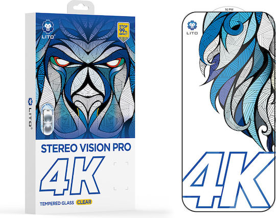 Lito Tempered Glass Μαύρο (iPhone Air)