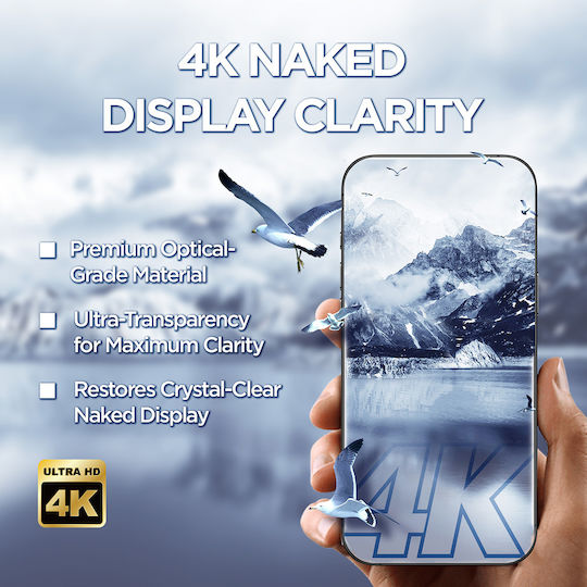 Lito Tempered Glass Μαύρο (iPhone Air)