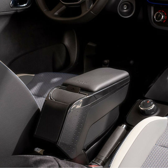 Rati Armster Car PU Armrest for Ford Fiesta 2017+ Black