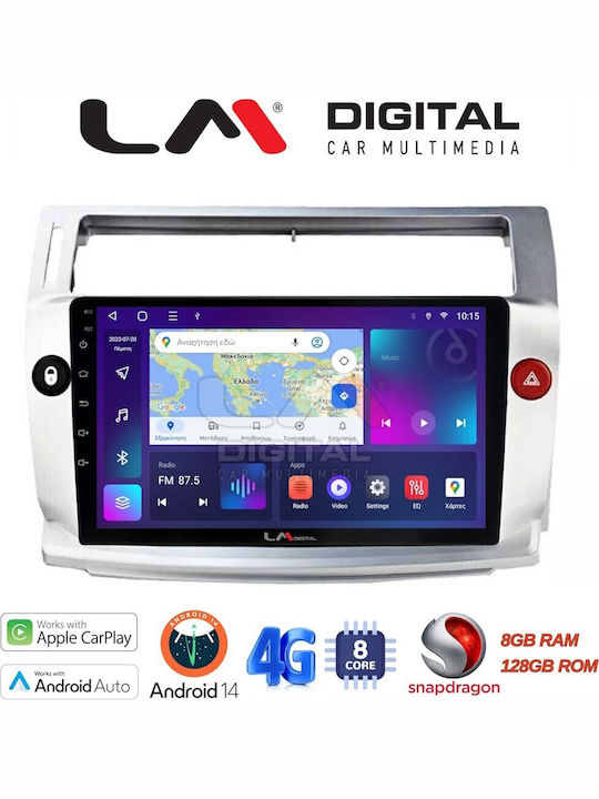 LM Digital Sistem Audio Auto pentru Citroen C4 Lexus Magazin online 2004-2010 (Bluetooth/USB/AUX/WiFi/GPS/Apple-Carplay/Android-Auto) cu Ecran Tactil 10.1"