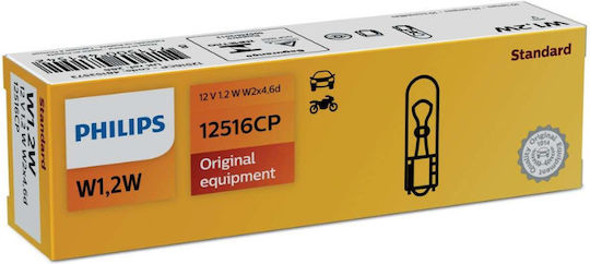Philips Lamps Car & Motorcycle Vision W1.2W 12V 1.2W 1pcs