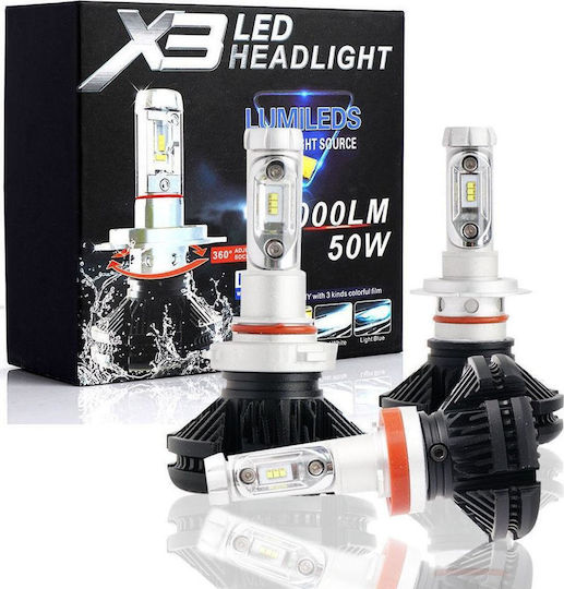Λάμπα Αυτοκινήτου H7 LED 6000K Ψυχρό Λευκό 9-32V 50W