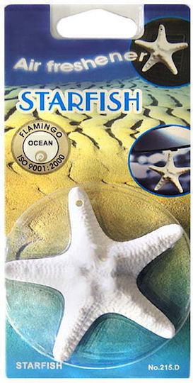 Autoline Ароматизатор Окачен за кола Starfish мускус от розово дърво 1бр
