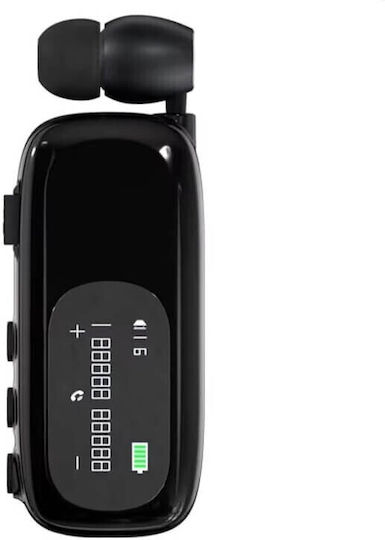K75 In-ear Bluetooth Handsfree Earphone Lapel Black