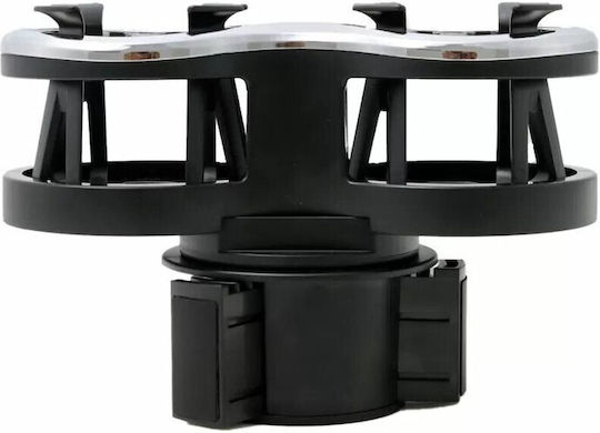 Car Cup Holder 2 Positions for Console in Black Color
