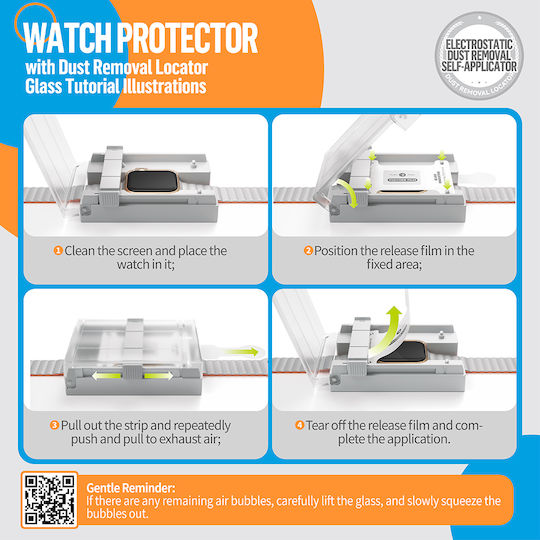 Blueo Watch Screen Protector for the 1pcs