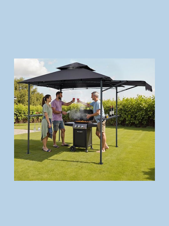 Vevor Gazebo Garten Rosa 2.43x1.5m