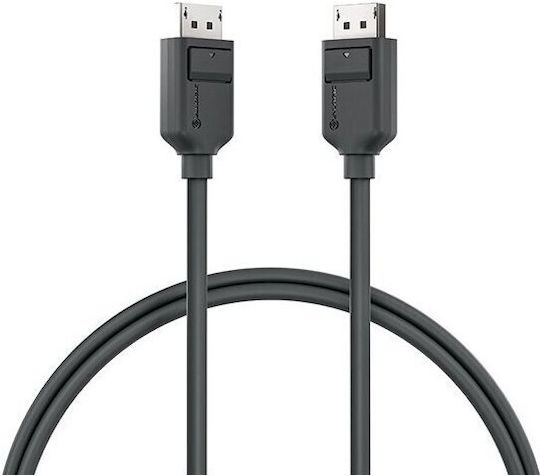 Alogic Cable DisplayPort male - DisplayPort male 2m Μαύρο (EL2DP-02)
