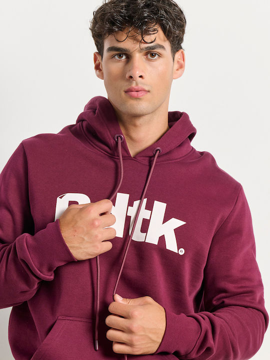 Burgundy Hoodie Sweatshirt