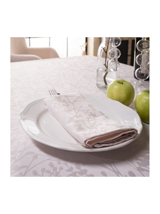 Teoran Tablecloth Rennes Beige 160x250cm