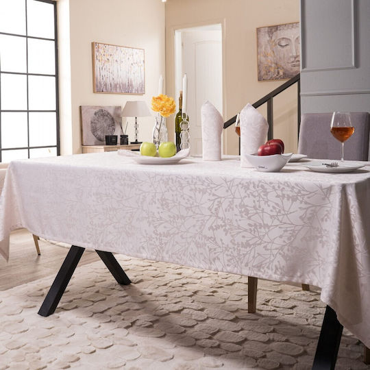 Teoran Покривка за маса Rennes Екрю 160x250бр