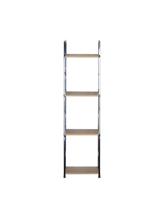Βιβλιοθήκη Darrow Δρυς/μαύρο 29.1x23.5x112εκ.