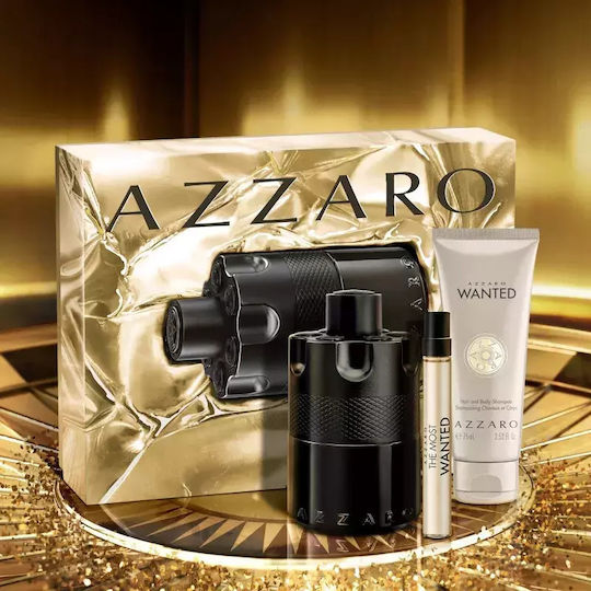 Azzaro Herren Set mit Eau de Parfum und Duschgel 3Stück