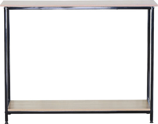 Quenley Consolă Δρυς/μαύρο L106xL35xH81buc
