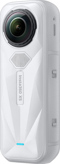 Insta360 x5 Action Camera 8K Satin White Limited Edition with Screen and Wi-Fi White
