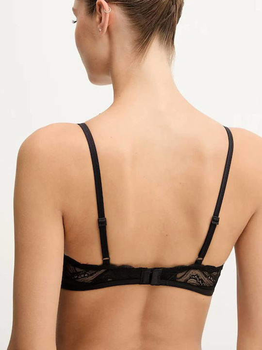 Дамски Бралет Calvin Klein Без Подплънки Черен 8721187608354
